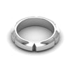 Jewelove™ Rings Women's Band only Plain Platinum Couple Ring JL PT MB 127