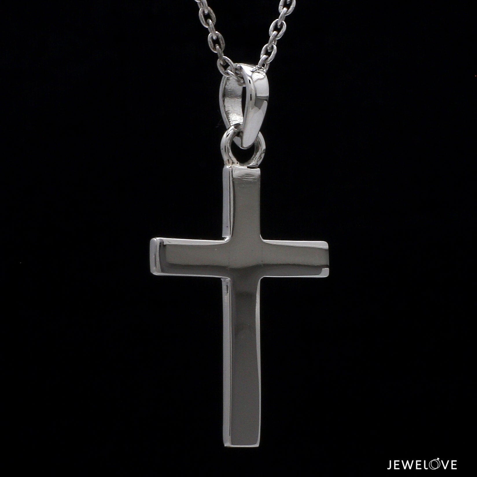 Plain Platinum Cross Pendant JL PT P 243 – Jewelove™