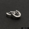 Jewelove™ Earrings Plain Platinum Earring Bali for Men JL PT E 171