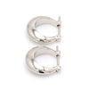 Jewelove™ Earrings Plain Platinum Earring Bali for Men JL PT E 172