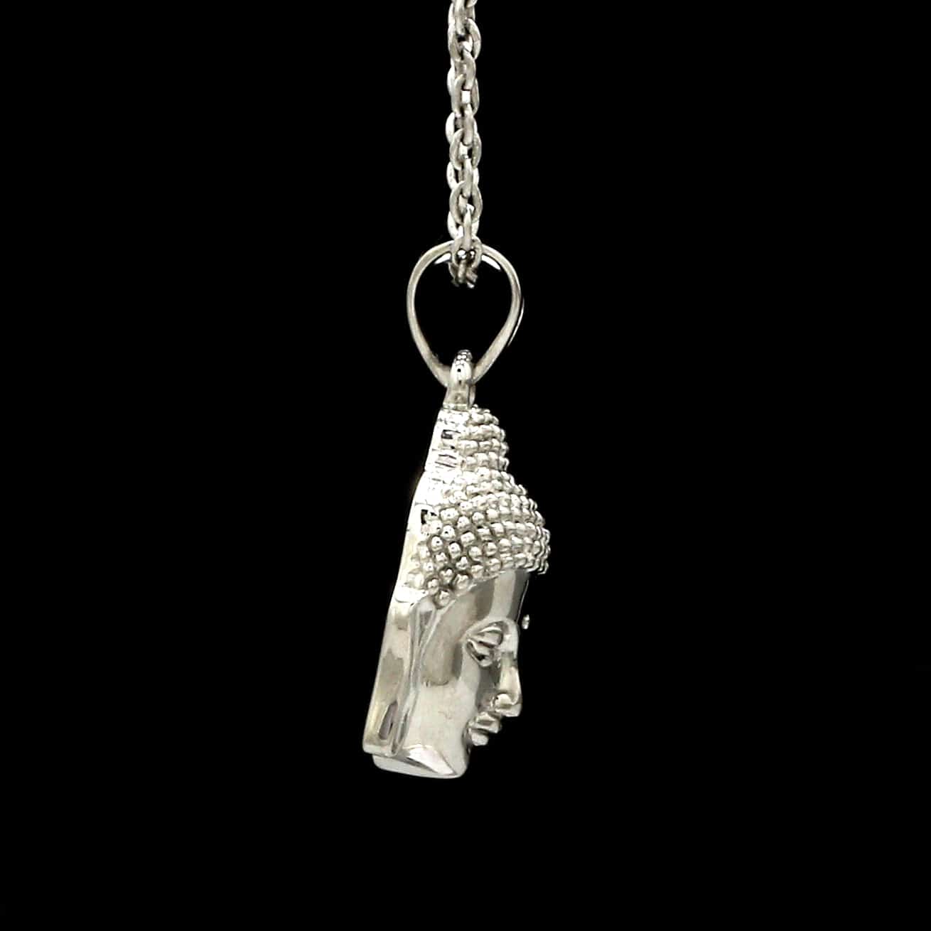 Jewelove™ Pendants Plain Platinum Mahatma Buddha Pendant JL PT BUDDHA