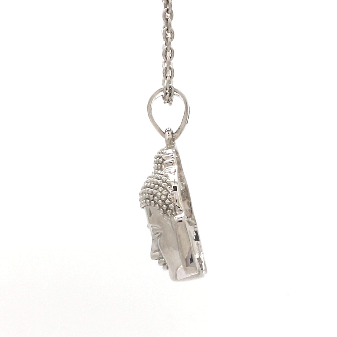 Jewelove™ Pendants Plain Platinum Mahatma Buddha Pendant JL PT BUDDHA