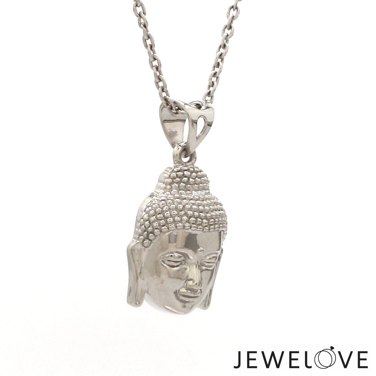 Jewelove™ Pendants Plain Platinum Mahatma Buddha Pendant JL PT BUDDHA