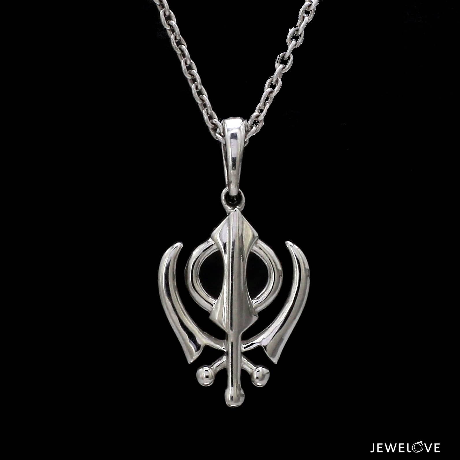 Jewelove™ Pendants Plain Platinum Pendant JL PT P 367