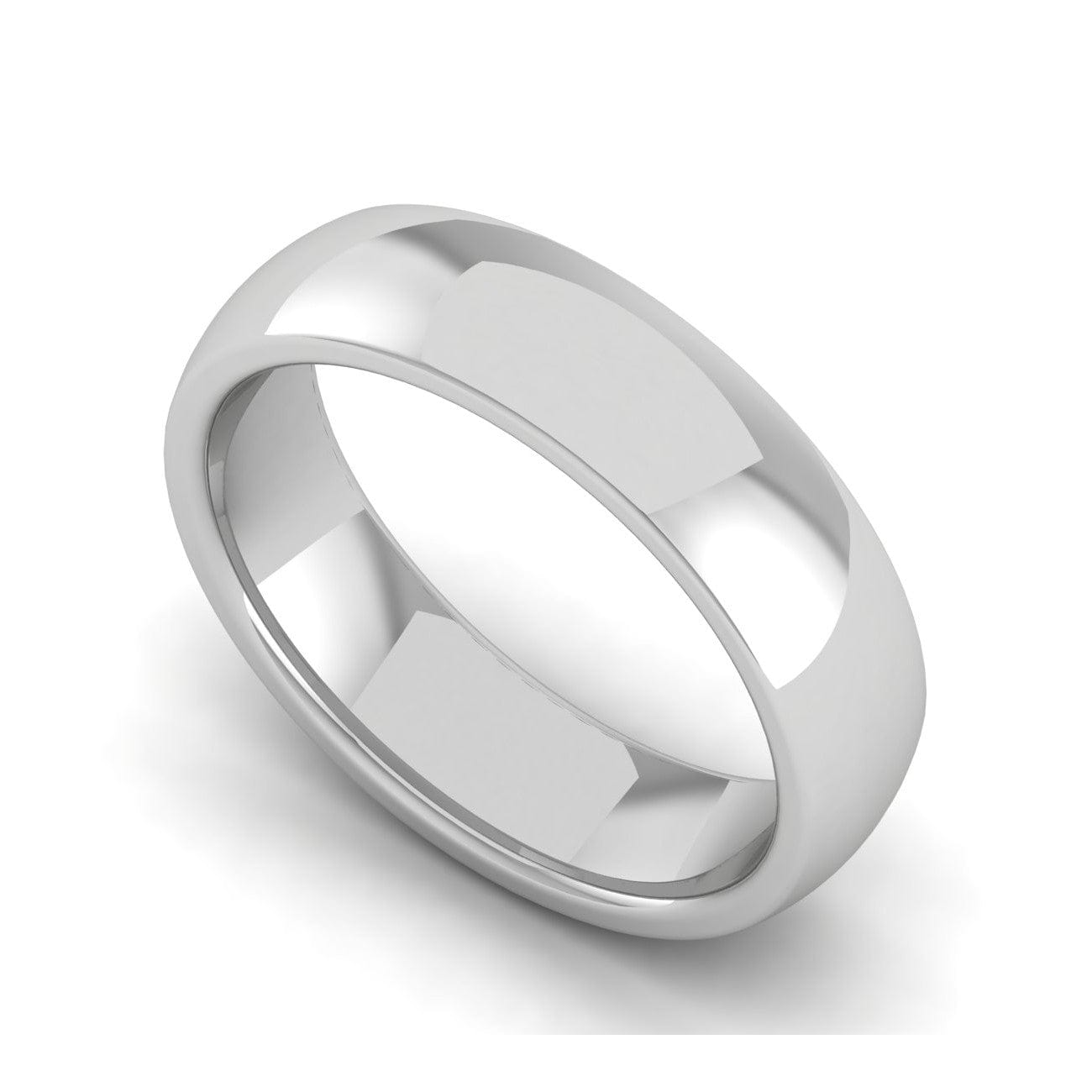 Platinum Ring for Men in 6mm Comfort Fit PT950 – deBebians