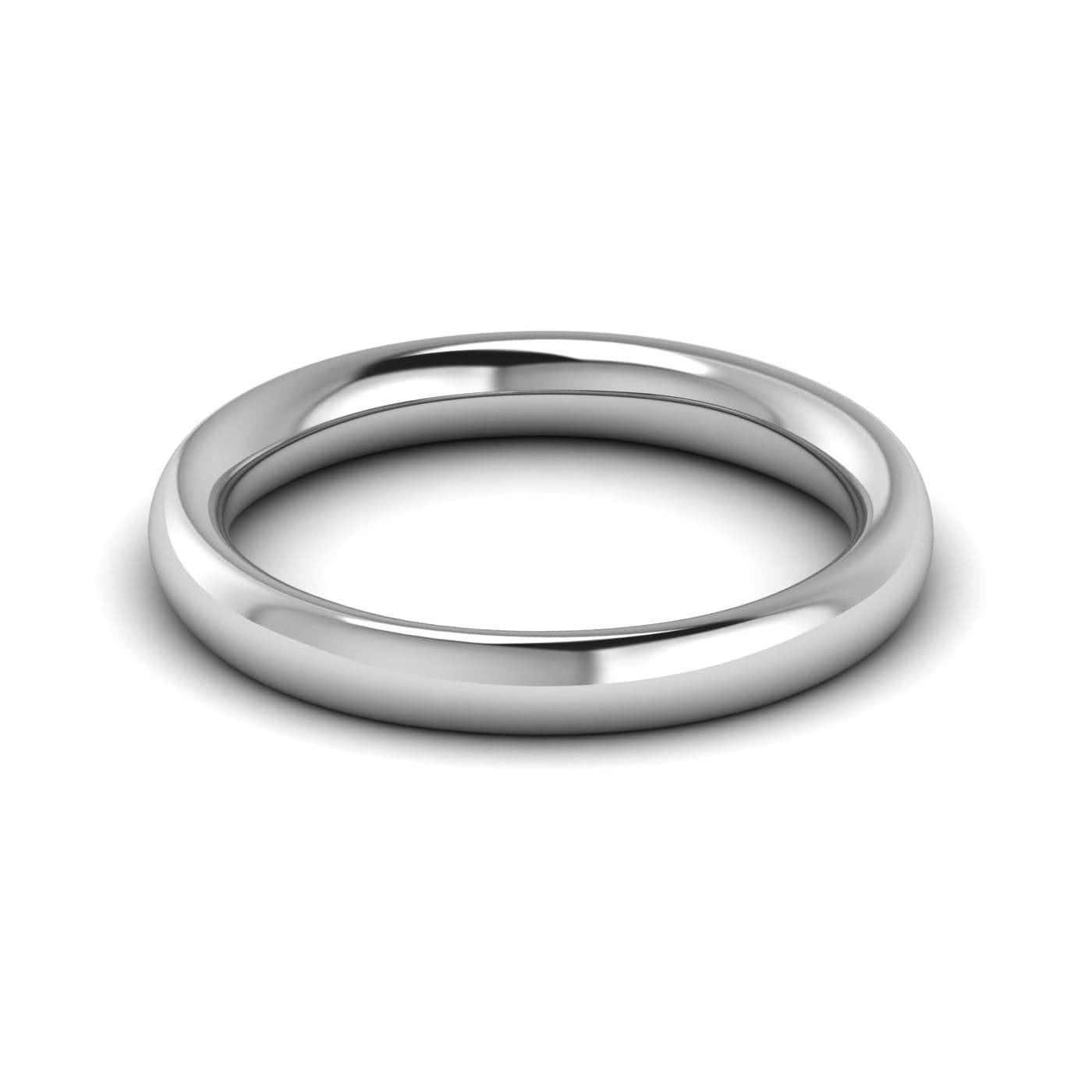 Plain Platinum Ring for Women JL PT WB 116 – Jewelove™
