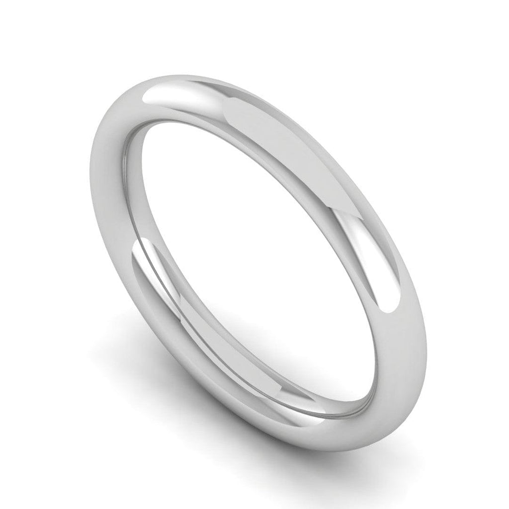 Jewelove™ Rings Women's Band only Plain Platinum Ring for Women JL PT WB 116