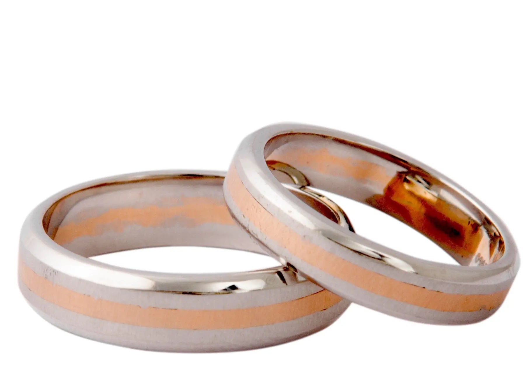 Buy 14k Rose gold ring - promise ring - Couple ring set online at  aStudio1980.com