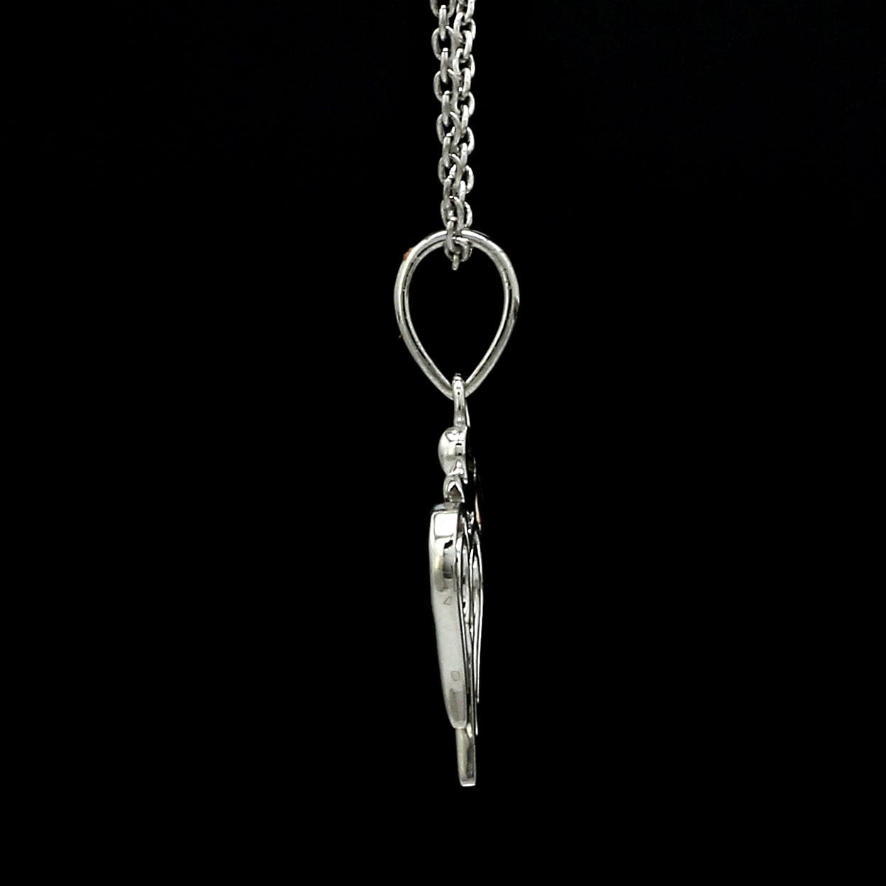 Jewelove™ Pendants Plain Platinum Rose Gold Shiv Ji Trishul Pendant JL PT P Trishul-RG