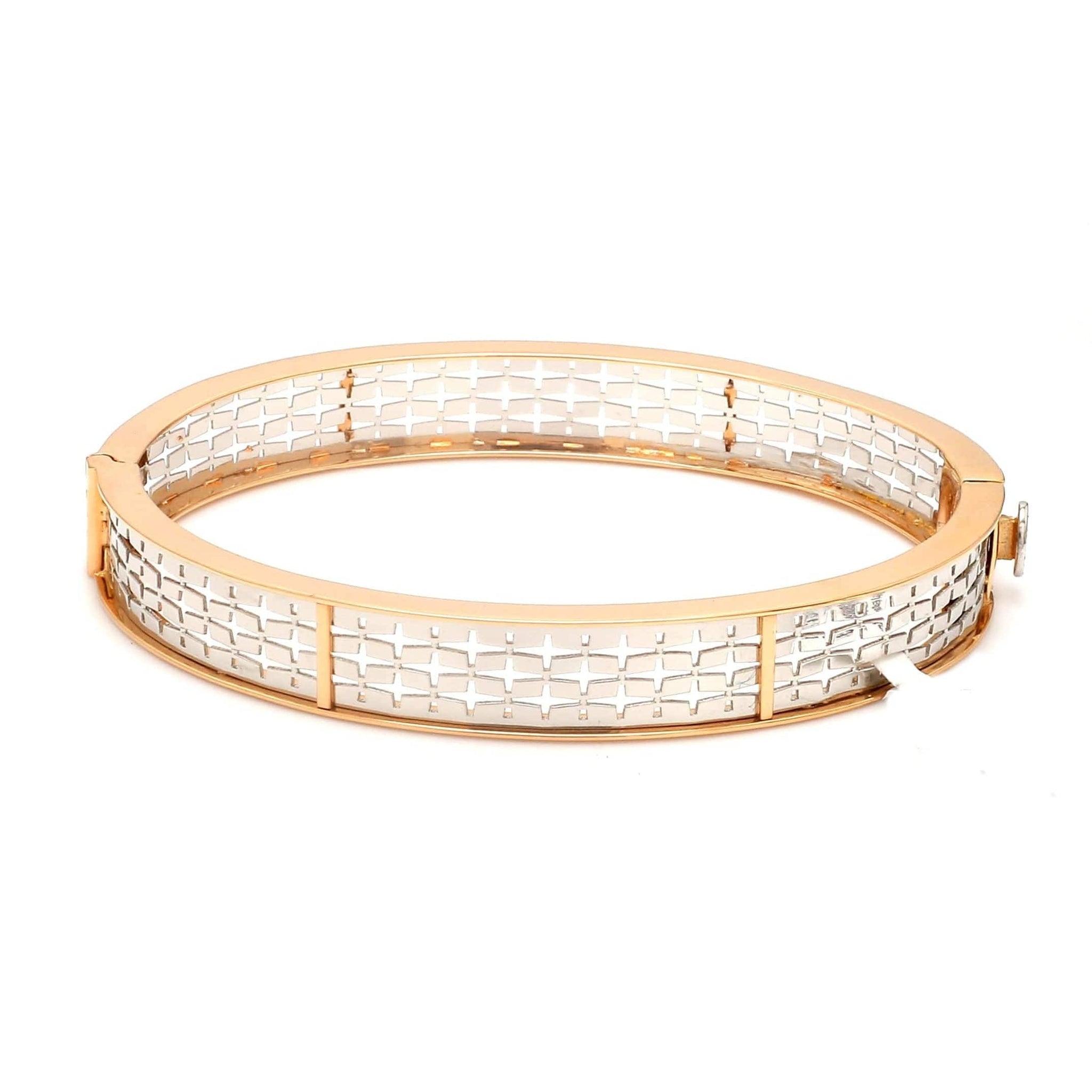 Platinum 18K Rose Gold Bracelet for Men JL PTB 1055
