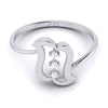 Jewelove™ Rings Platinum 3 Diamond Ring for Women JL PT LR 38