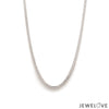 Jewelove™ Chains Platinum 3D Round Chain for Men JL PT CH 1200