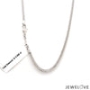 Jewelove™ Chains Platinum 3D Round Chain for Men JL PT CH 1200