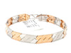 Jewelove™ Bangles & Bracelets Platinum and Rose Gold Bracelet for Men JL PTB 778
