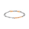 Jewelove™ Bangles & Bracelets Platinum and Rose Gold Bracelet for Men JL PTB 842