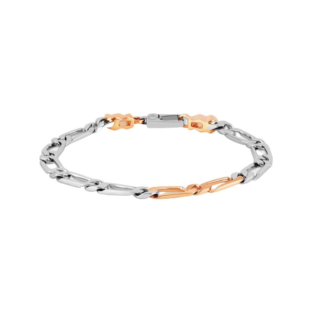 Jewelove™ Bangles & Bracelets Platinum and Rose Gold Bracelet for Men JL PTB 842