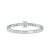 Jewelove™ Rings Women's Band only / VS GH Platinum Baguette Diamond Engagement Ring for Women JL PT 0680