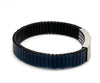 Jewelove™ Bangles & Bracelets Platinum Blue Band Bracelet for Men - Flexible JL PTB 1216