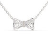 Jewelove™ Pendants Platinum Bow Diamond Pendant for Women JL PT P 1205
