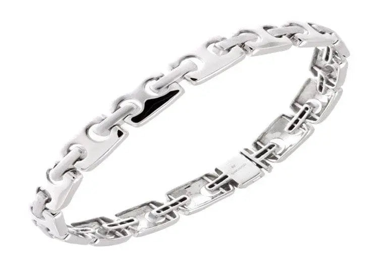 Platinum Bangles in India - Platinum Bracelet For Men JL PTB 621