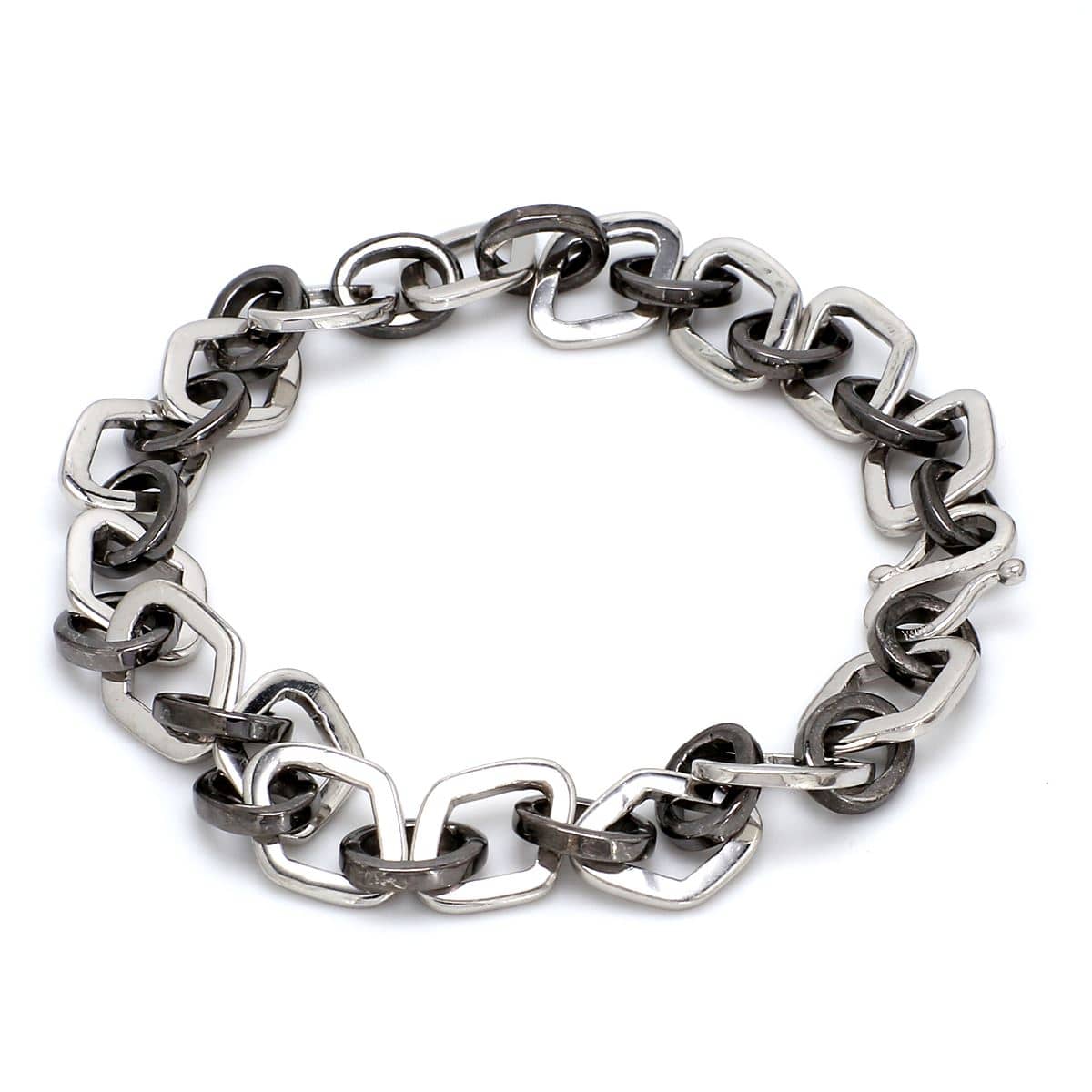 Yellow Chimes Men GoldToned RhodiumPlated Link Bracelet Buy Yellow  Chimes Men GoldToned RhodiumPlated Link Bracelet Online at Best Price in  India  Nykaa