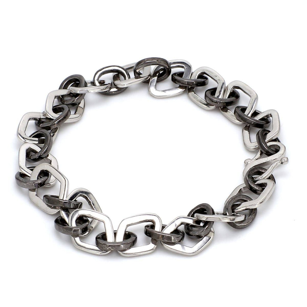 Unique Japanese Platinum Bracelet-Black JL PTB 637