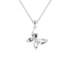 Jewelove™ Pendants Platinum Butterfly Pendant with Diamonds for Women JL PT P 1240