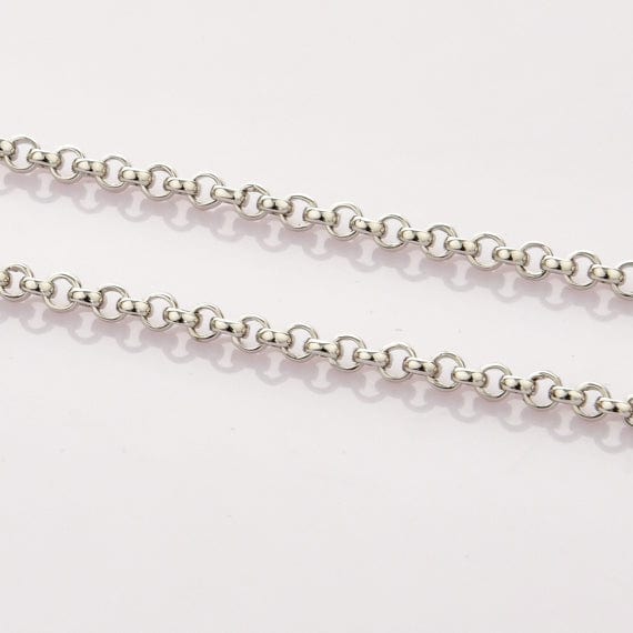 Jewelove™ Chains Platinum Chain for Men with Round Links JL PT CH 873