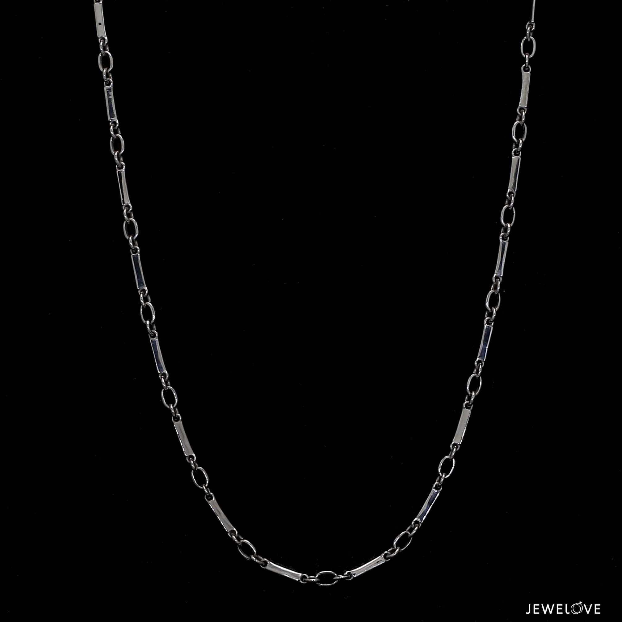 Jewelove™ Chains Platinum Chain with Round Loop JL PT CH 798