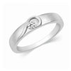 Jewelove™ Rings Men's Band only / SI IJ Platinum Couple Rings with Complementary Hearts SJ PTO 243
