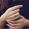 Platinum Women's Ring JL PT 451 Finger Shot Model View