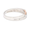 Jewelove™ Rings Platinum Couple Rings with Rose Gold & Diamonds JL PT 936