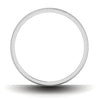 Circle View of Platinum Couple Rings with Yellow Gold Deep Grooves JL PT 649