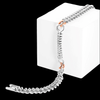 Jewelove™ Bangles & Bracelets Platinum | Designer Platinum Bracelet with Rose Gold for Men JL PTB 1189