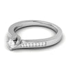 Jewelove™ Rings Platinum Diamond 10-Pointer Engagement Ring for Women JL PT R-61