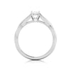Jewelove™ Rings Platinum Diamond 25-Pointer Engagement Ring for Women JL PT R-63