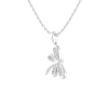 Jewelove™ Pendants Platinum Diamond Butterfly Pendant for Women JL PT P 1213
