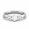 Jewelove™ Rings Women's Band only / SI IJ Platinum Diamond Coupe Ring with Women's 0.25cts. Solitiare Ring  JL PT CB 21