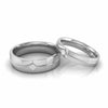 Jewelove™ Rings Both Platinum Diamond Couple Bands JL PT CB 134