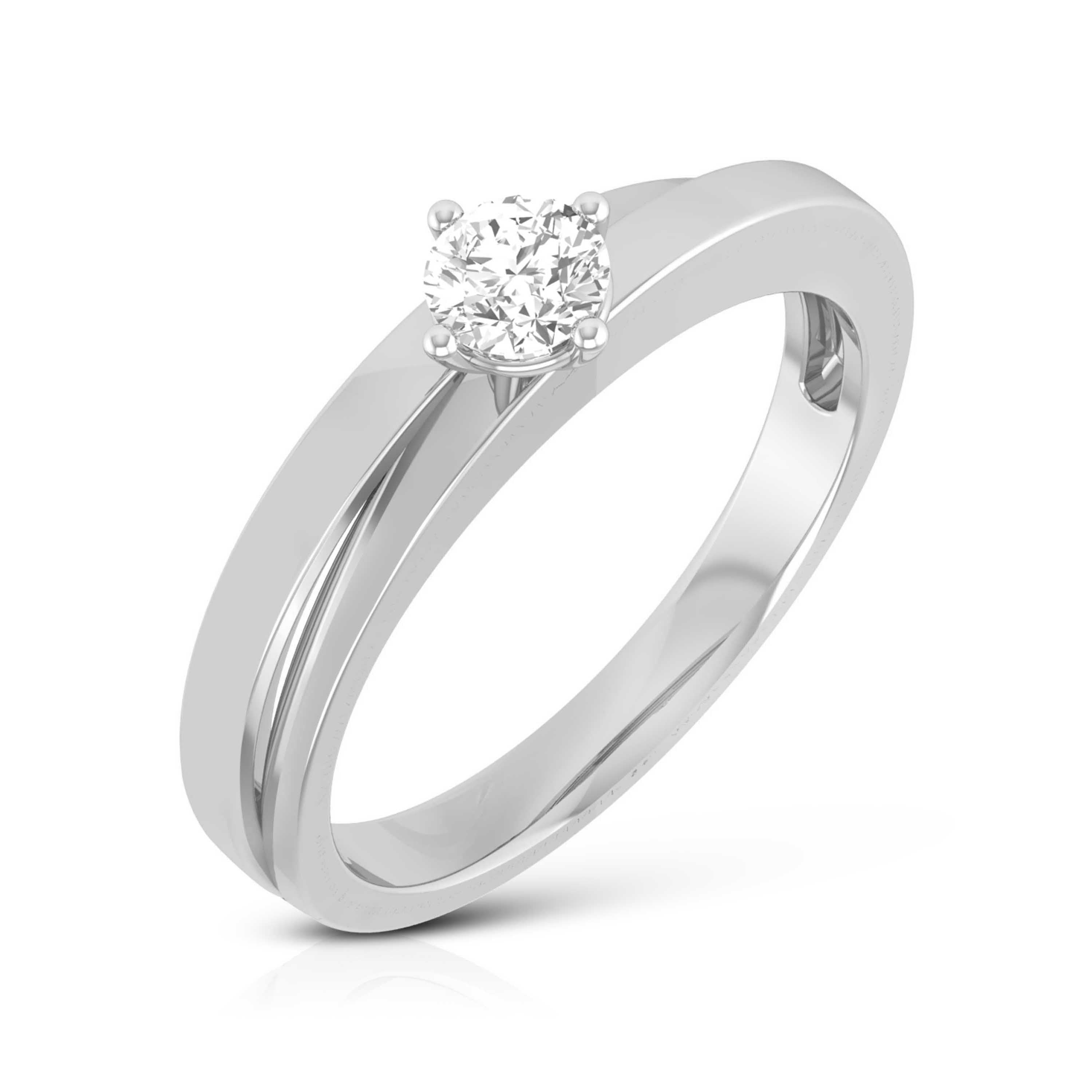 White Platinum Ring M5375 at best price in Thrissur | ID: 16874671291