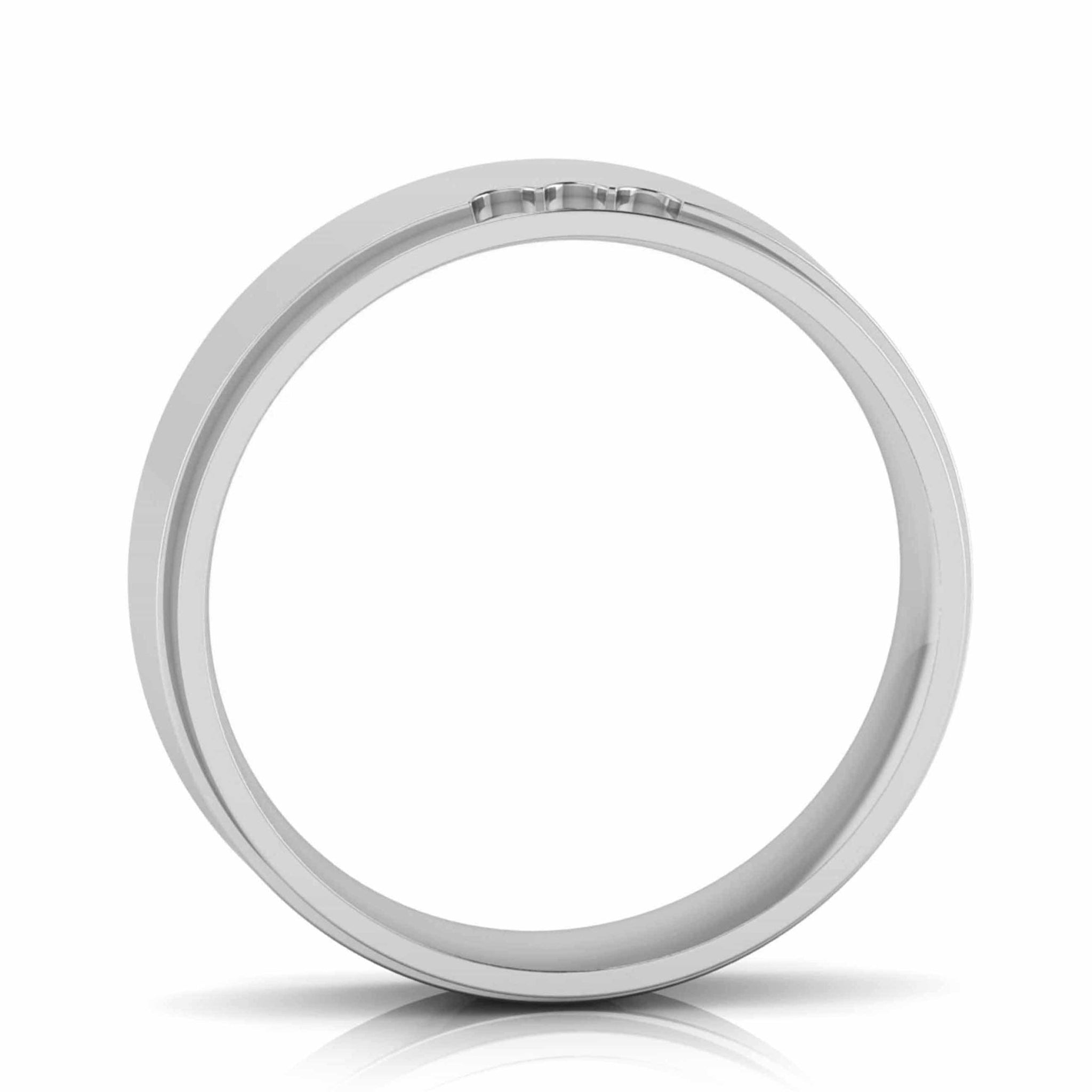 Jewelove™ Rings Platinum Diamond Couple Ring JL PT CB 131