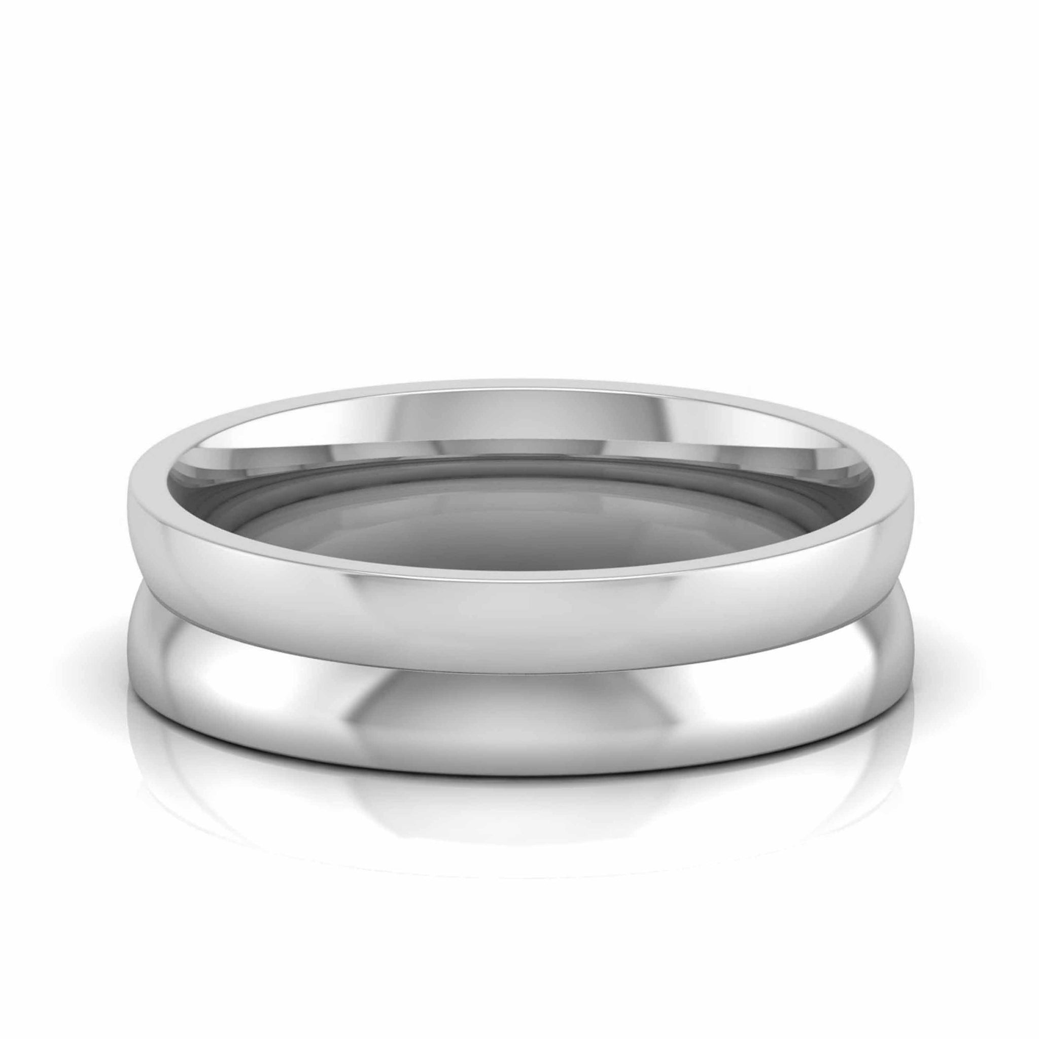 Jewelove™ Rings Platinum Diamond Couple Ring JL PT CB 36