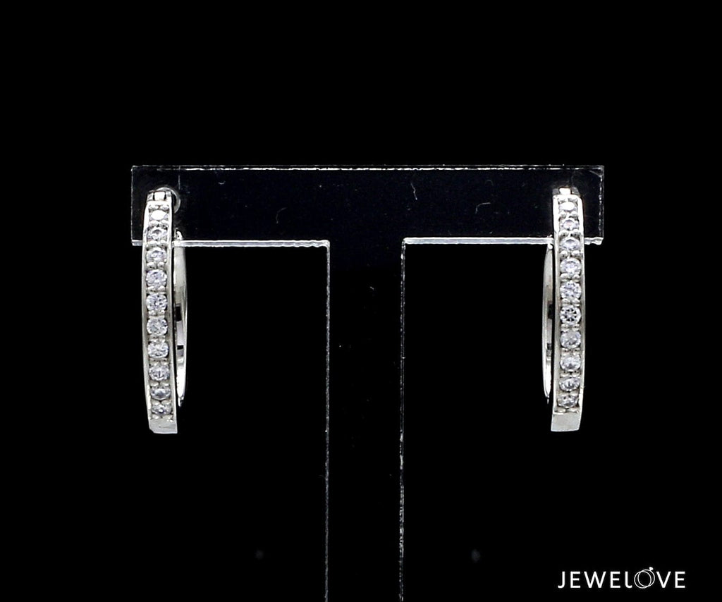 Jewelove™ Earrings Platinum Diamond Earrings for Women JL PT E 339