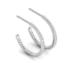 Jewelove™ Earrings SI IJ Platinum Diamond Earrings for Women JL PT E DH RD 113