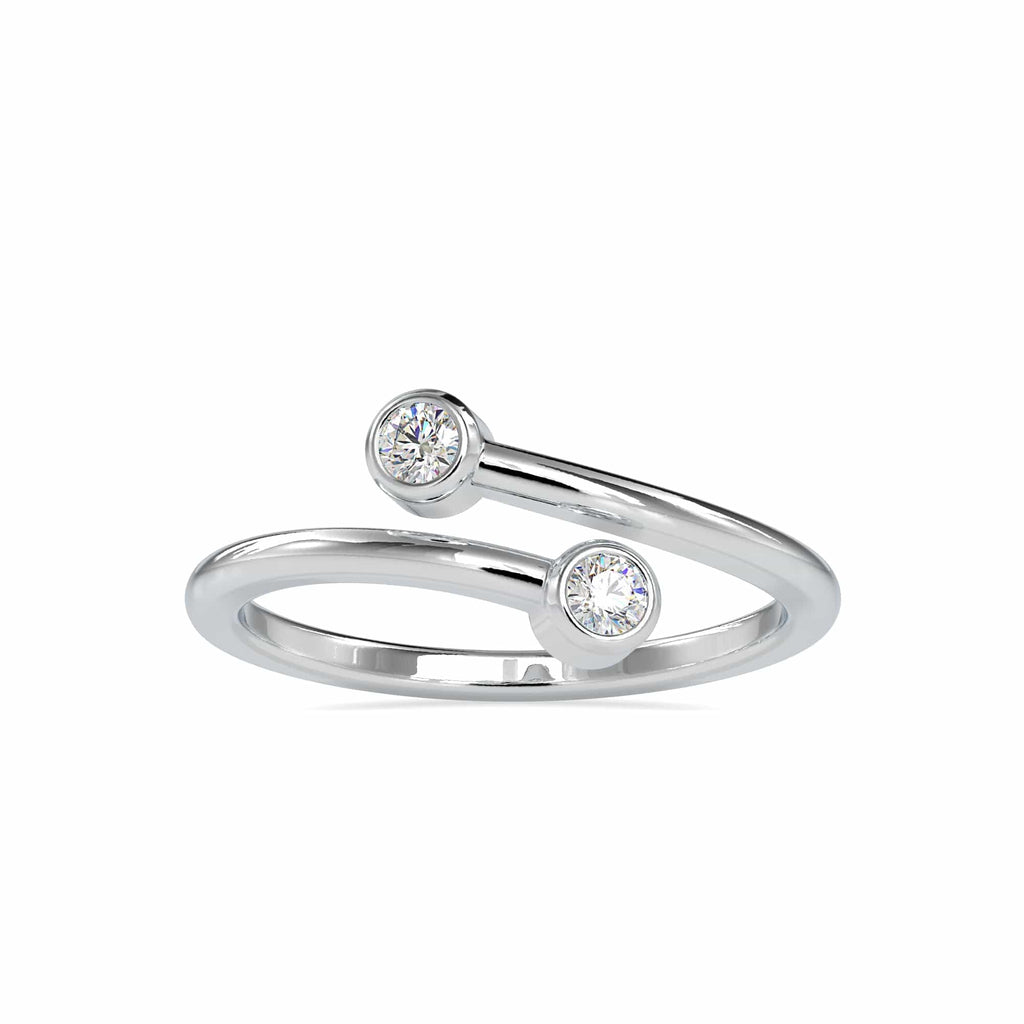 Jewelove™ Rings Platinum Diamond Engagement Ring for Women JL PT 0082