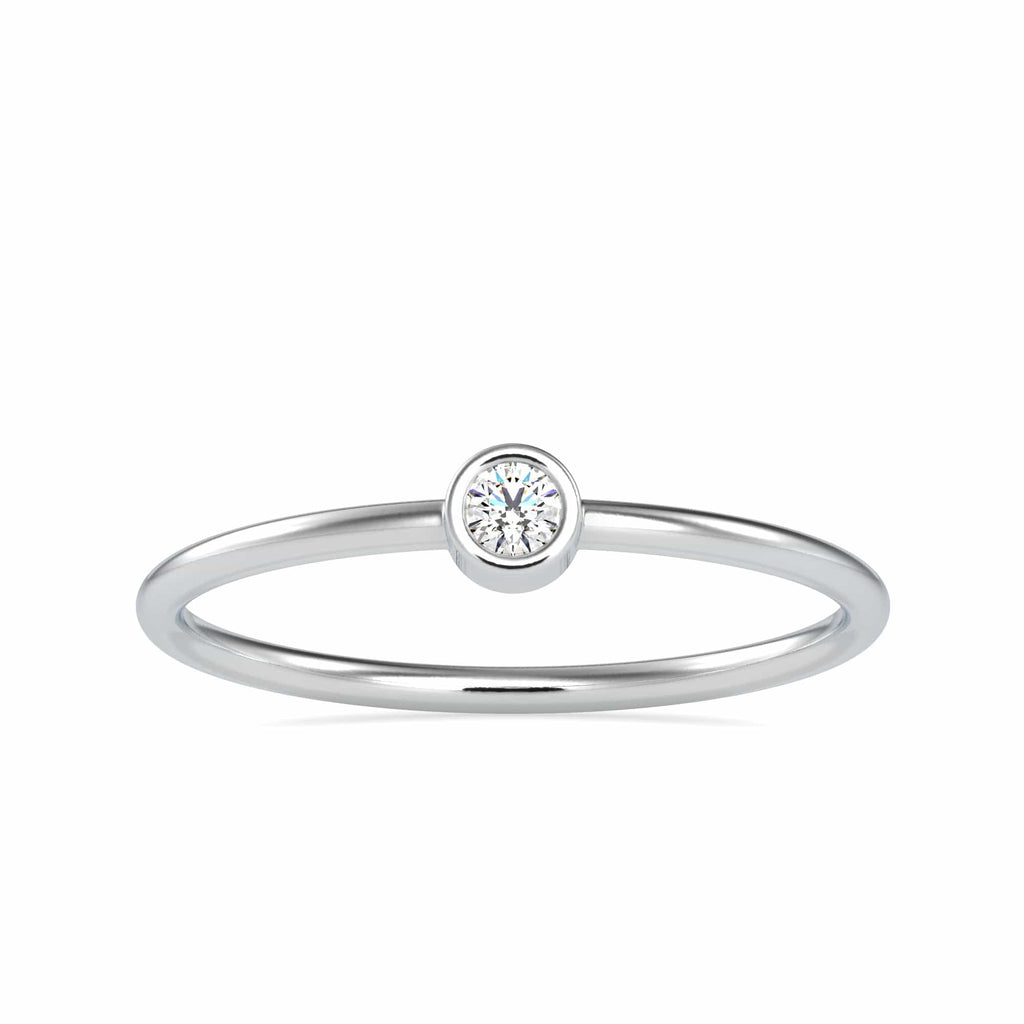 Jewelove™ Rings Platinum Diamond Engagement Ring JL PT 0634