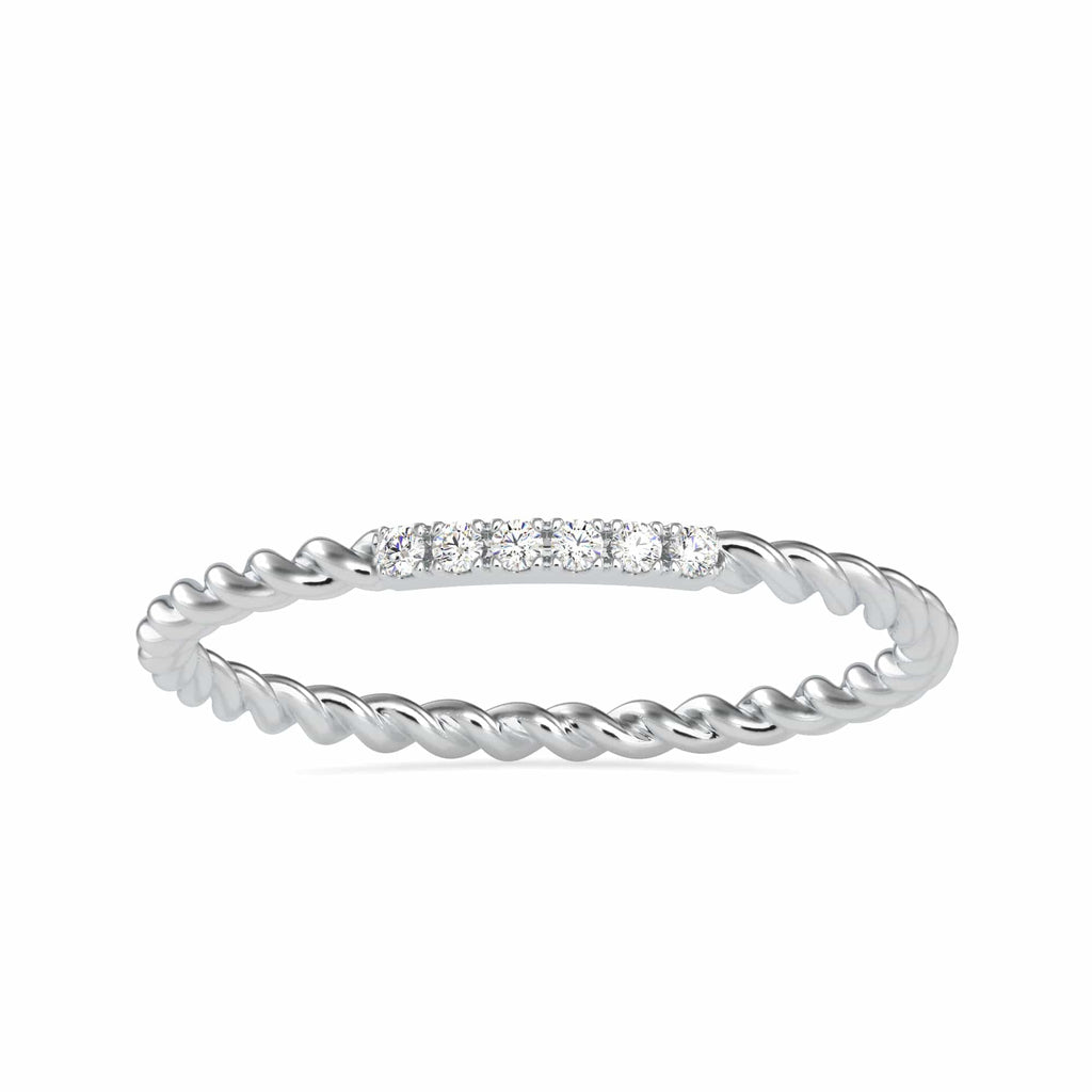 Jewelove™ Rings Platinum Diamond Engagement Ring JL PT 0667