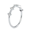 Jewelove™ Rings Platinum Diamond Engagement Ring with Diamond Cut Balls Design JL PT 0699