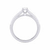 Jewelove™ Rings Platinum Diamond Halo Solitaire Engagement Ring JL PT R-55