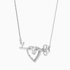 Jewelove™ Pendants VVS GH Platinum Diamond Heart Pendant for Women JL PT P 18015